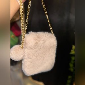 Fluffy purse